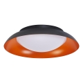 Osram - Dimmbare LED-Deckenleuchte ORBIS PLATE LED/35W/230V Ø 43 cm orange/schwarz