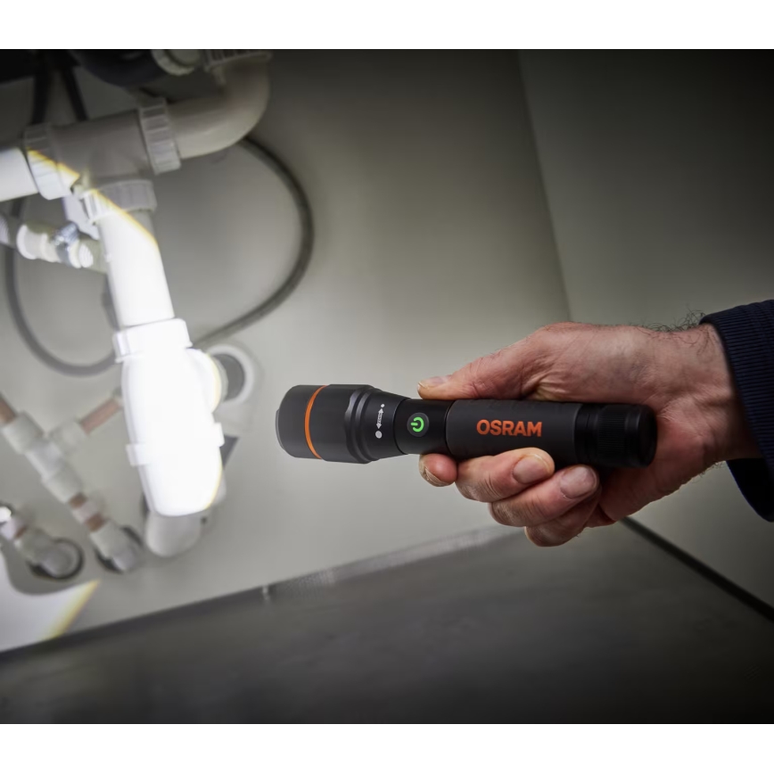 Osram - dimmbare, wiederaufladbare LED-Taschenlampe LEDINSPECT PRO TORCH 800 LED/8W/3,7V 2200 mAh IP44