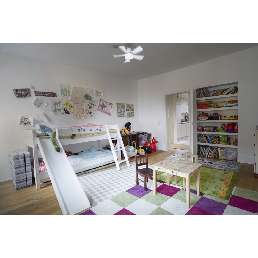 Osram - Dimmbarer LED-Deckenventilator LESTE LED/15W/230V 3000/4000/6500K + Fernbedienung