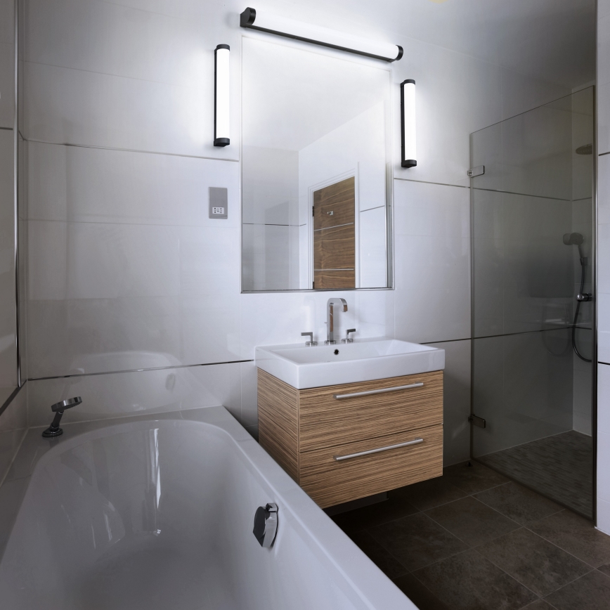 Osram - Éclairage pour miroir LED dimmable ORBIS TUBE LED/12W/230V 60 cm IP44 noir