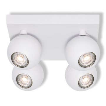 Osram - Faretto SPOT SPHERAL 4xGU10/6W/230V bianco