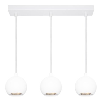 Osram - Hängeleuchte mit Kabel SPOT SPHERAL 3xGU10/6W/230V Weiß