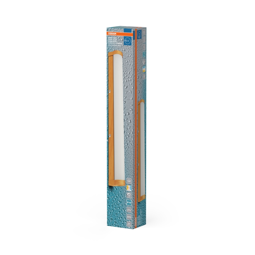 Osram - Illuminazione LED dimmerabile per specchio da bagno ORBIS TUBE LED/12W/230V 3000/4000K 60 cm IP44 marrone