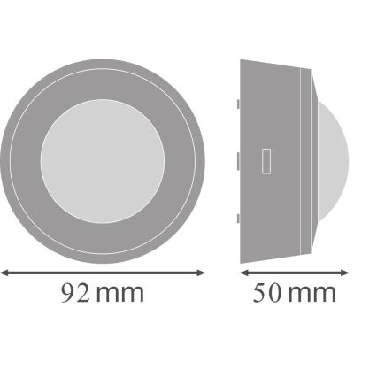 Osram - Infrarot-Bewegungsmelder 230V IP44 weiß