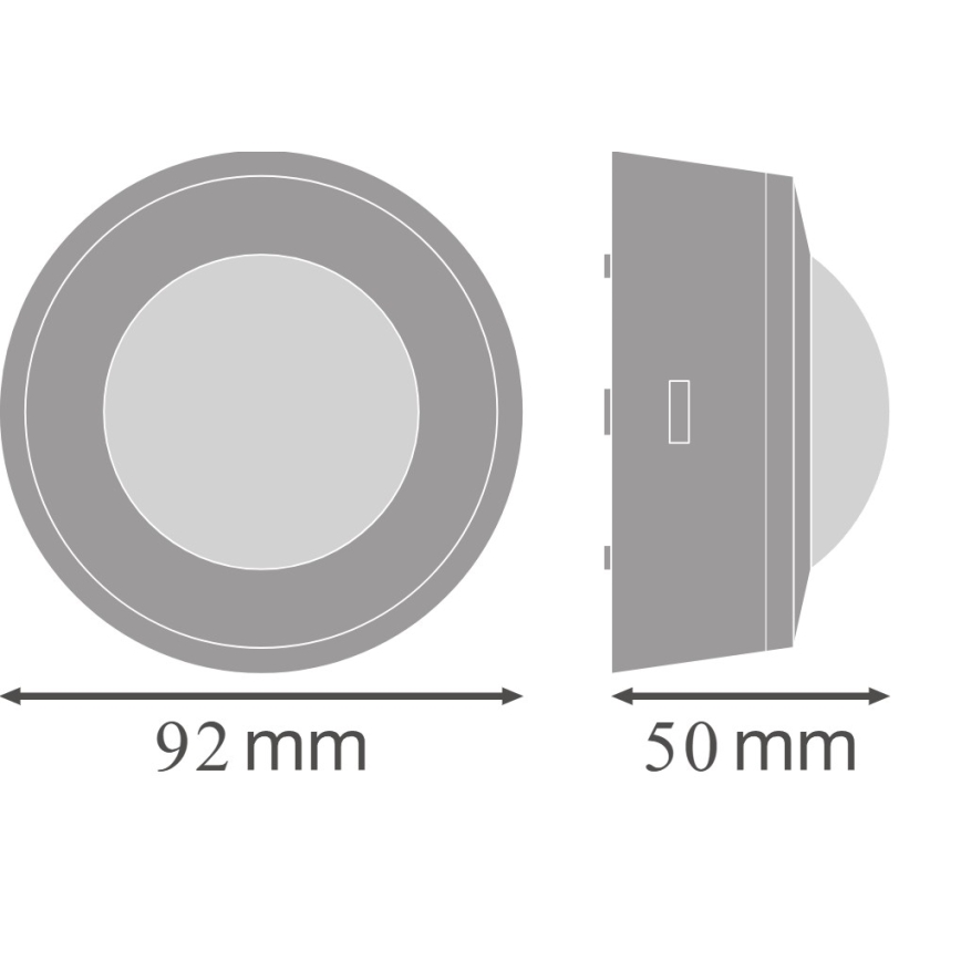 Osram - Infrarot-Bewegungsmelder 230V IP44 weiß