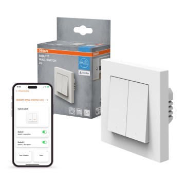 Osram - Interrupteur à 2 boutons SMART+ MATTER 230 V Wi‑Fi