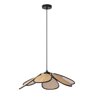 Osram - Kabel-Pendelleuchte DECOR RATTAN 1xE27/15W/230V Ø 58 cm beige/schwarz