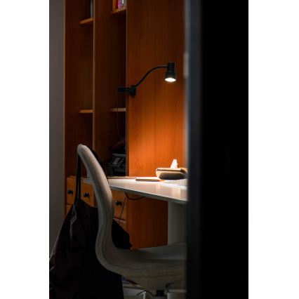 Osram - Klemmlampe CLIP STEP FLEX 1xGU10/5W/230V schwarz