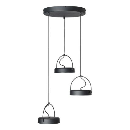 Osram - Lampada a sospensione LED su cavo DECOR PUCK 3xLED/12W/230V CRI 90 nero