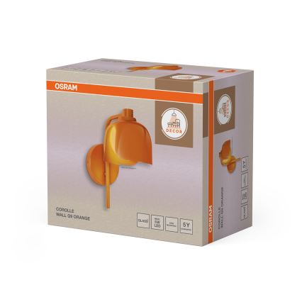 Osram - Lampada da parete DECOR COROLLE 1xG9/20W/230V arancione