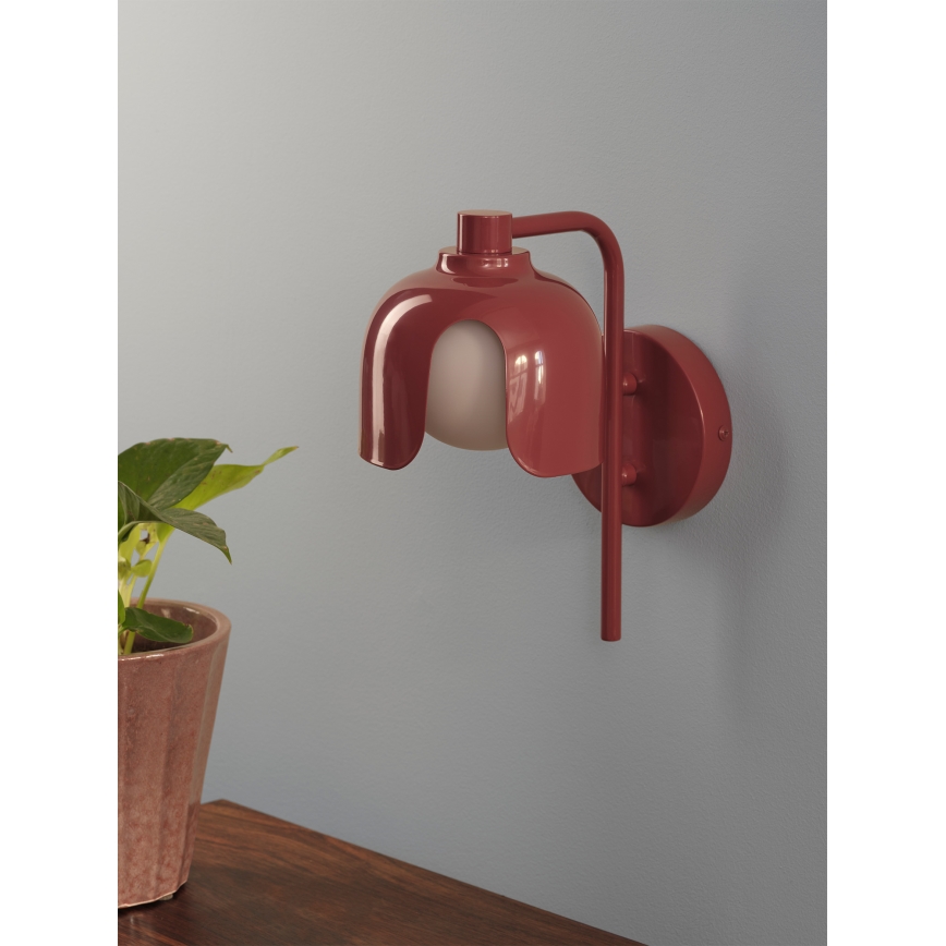 Osram - Lampada da parete DECOR COROLLE 1xG9/20W/230V rossa