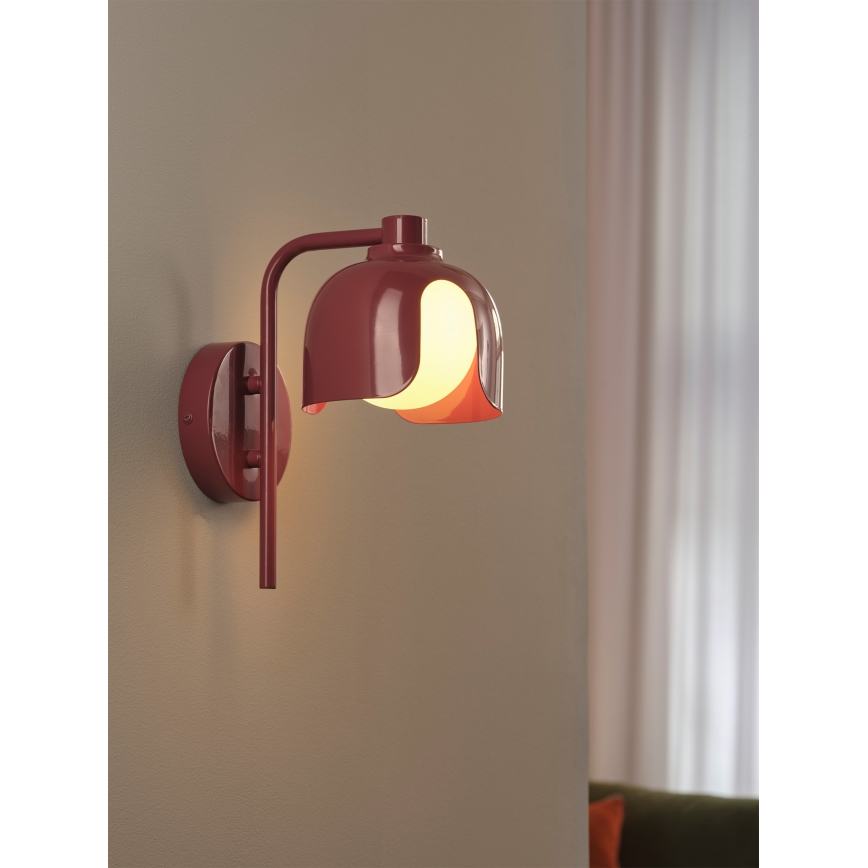 Osram - Lampada da parete DECOR COROLLE 1xG9/20W/230V rossa