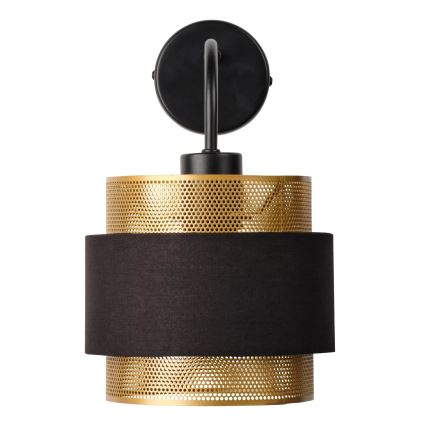 Osram - Lampada da parete DECOR HORNET 1xE27/10W/230V nero/oro