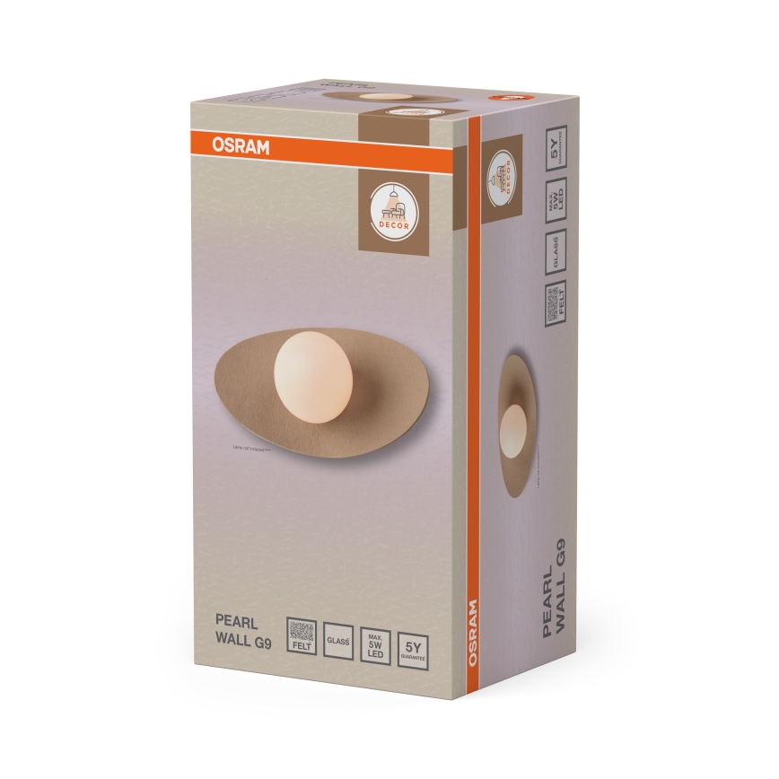 Osram - Lampada da parete DECOR PEARL 1xG9/5W/230V beige