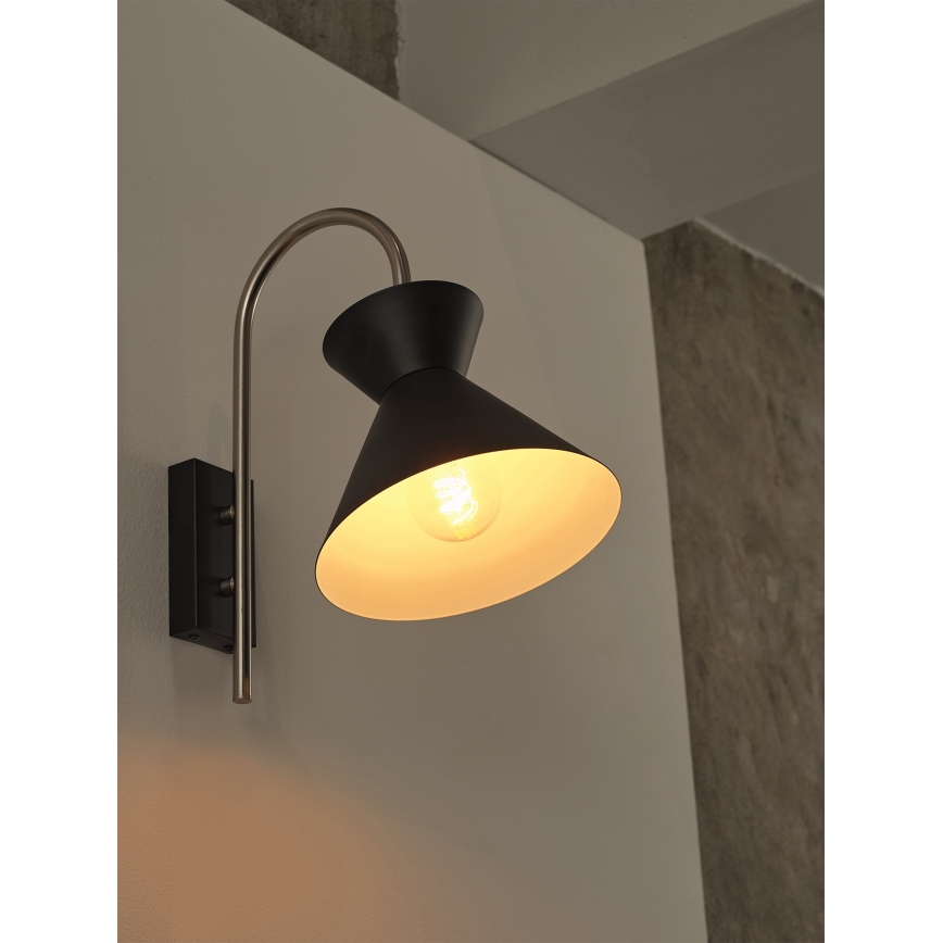 Osram - Lampada da parete DECOR WAIST 1xE27/40W/230V nera