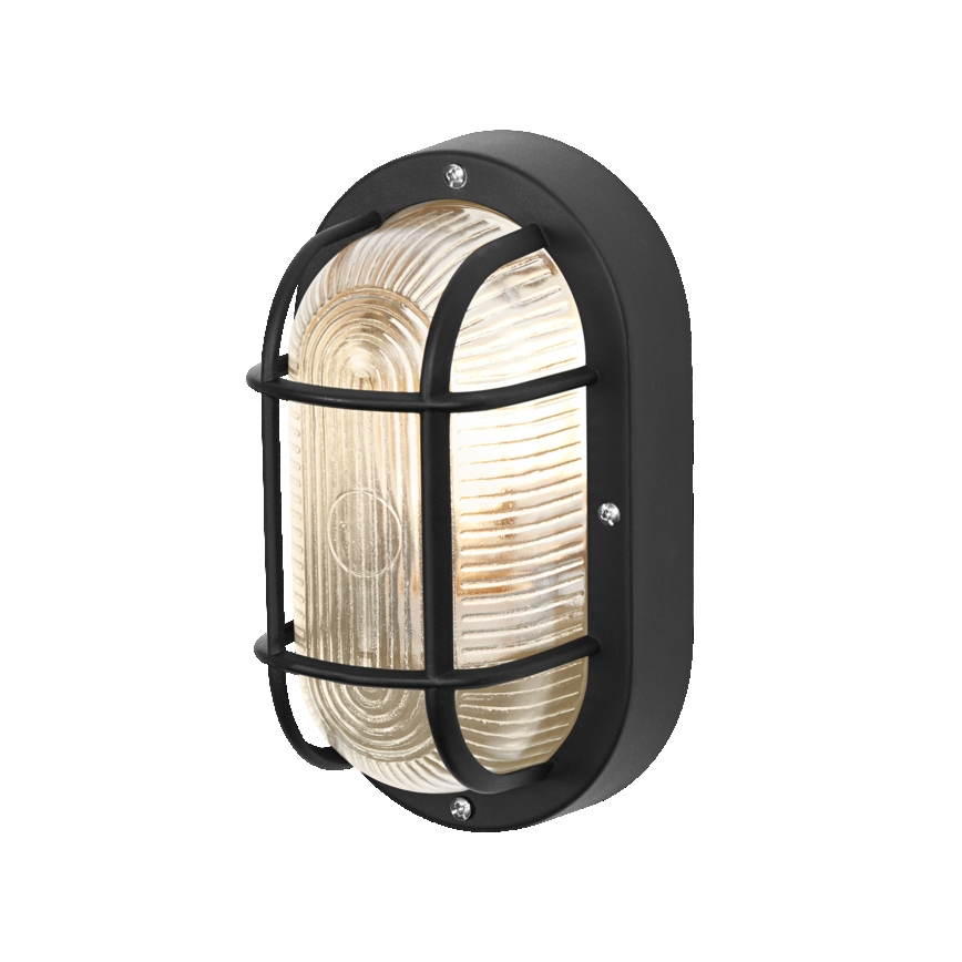 Osram - Lampada da parete per esterni BULKHEAD 1xE27/10W/230V IP54 nera