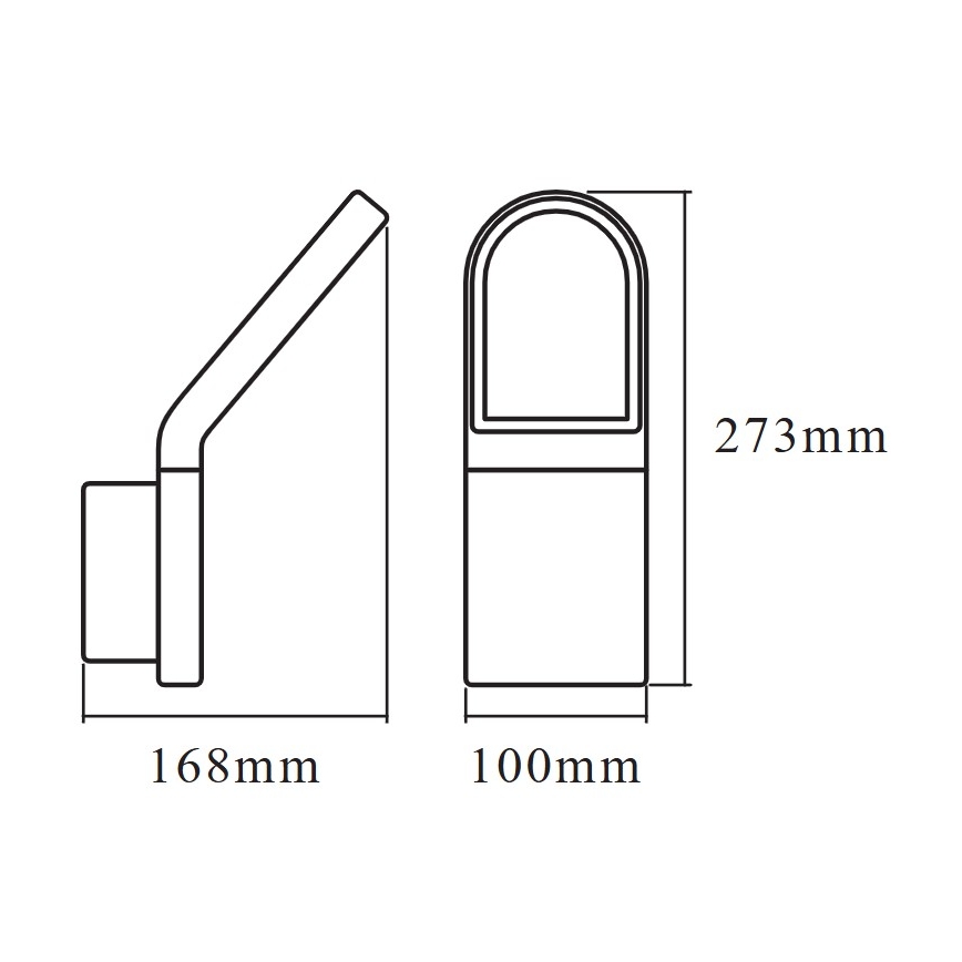 Osram - Lampada da parete per esterni LED ENDURA STYLE LED/12W/230V IP54