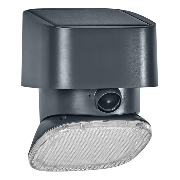 Osram - Lampada da parete solare a LED con sensore ENDURA STYLE LED/10,3W/4,2V 2000 mAh IP54 antracite