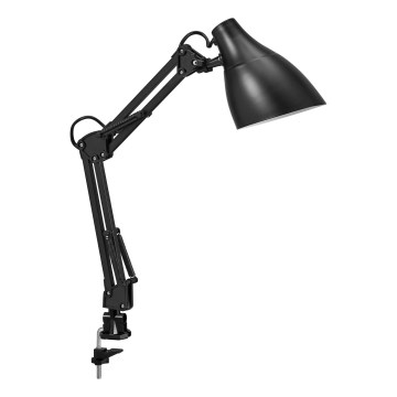 Osram - Lampada da scrivania con clip DESK LINE 1xE27/11W/230V nera