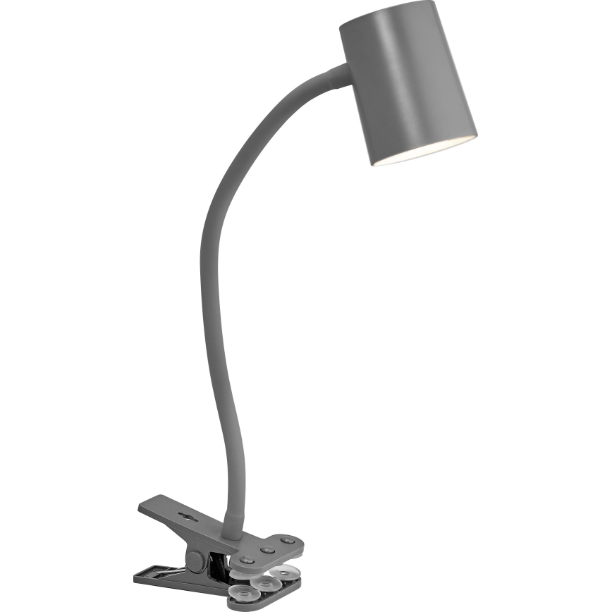 Osram - Lampada da scrivania con clip DESK LINE 1xGU10/9W/230V grigia
