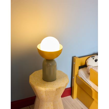 Osram - Lampada da tavolo DECOR BOWL 1xE14/25W/230V verde/gialla