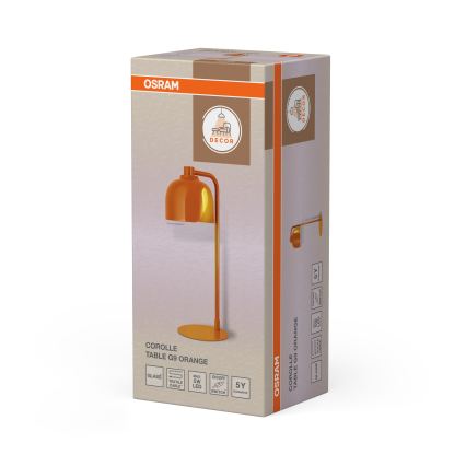 Osram - Lampada da tavolo DECOR COROLLE 1xG9/20W/230V arancione
