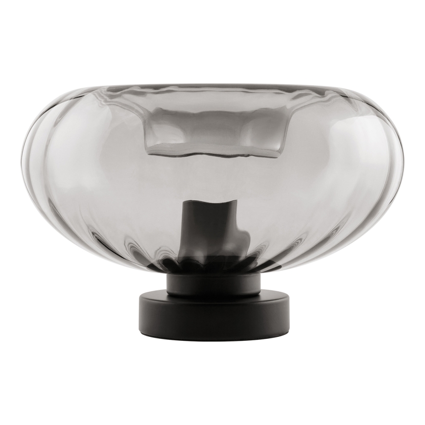 Osram - Lampada da tavolo DECOR SMOKE 1xE27/12W/230V nera/grigio fumé