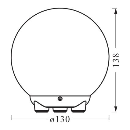 Ledvance - Lampada da tavolo LED RGBW dimmerabile SMART+ MAGIC LED/2,5W/5V 2200-6500K Wi-Fi bianca