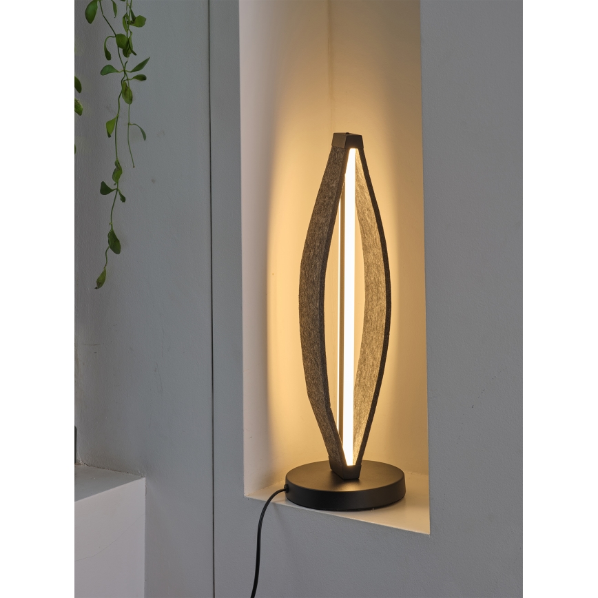 Osram - Lampada da tavolo LED DECOR FLAT LED/13W/230V grigia