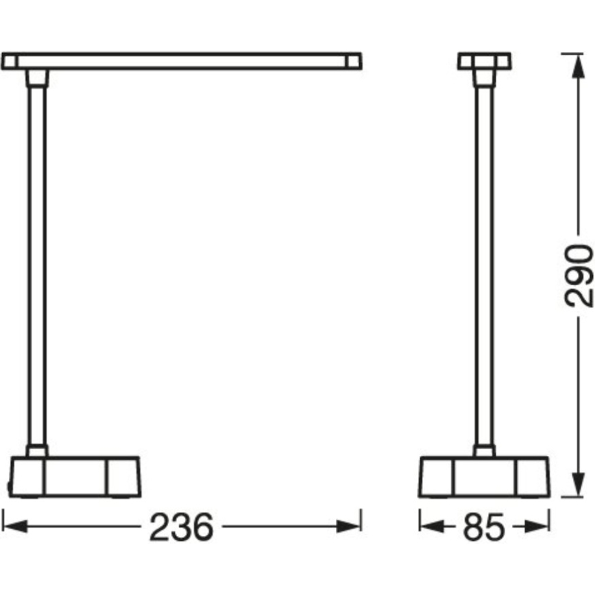 Osram - Lampada da tavolo LED dimmerabile a sfioramento PANAN LED/5,2W/5V 1200 mAh CRI 90