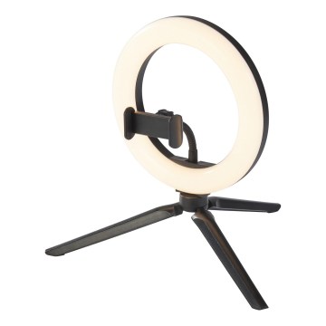 Osram - Lampada da tavolo LED dimmerabile con stativo e supporto per vlogging LED/5,5W/USB 3000-6500K 210 mAh