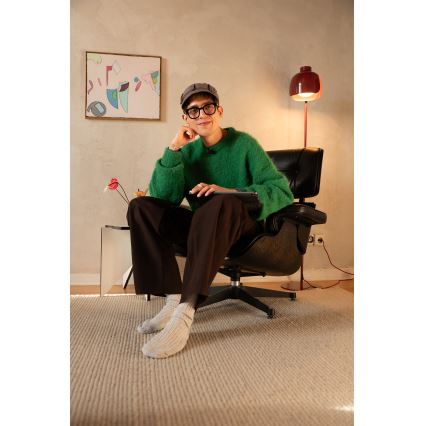 Osram - Lampada da terra DECOR COROLLE 1xE27/15W/230V rossa