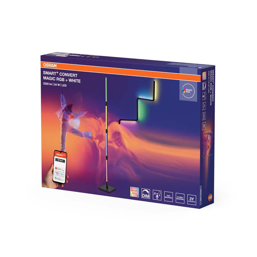Osram - Lampada da terra dimmerabile LED RGBW 2-in-1 SMART+ MAGIC LED/24W/230V Wi-Fi
