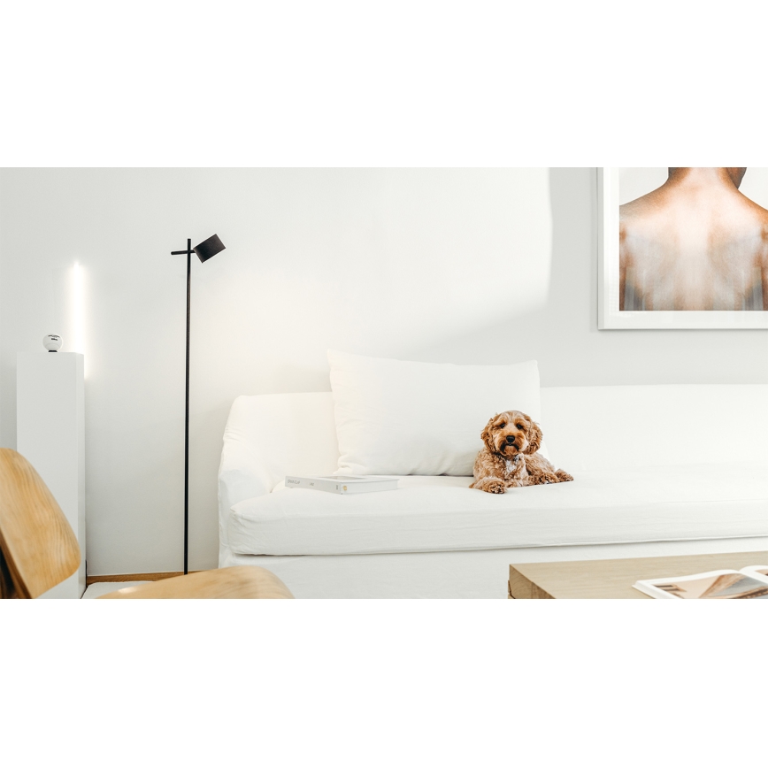 Osram - Lampada da terra LED dimmerabile con controllo touch DECOR KYOTO LED/12W/230V CRI 90 nero