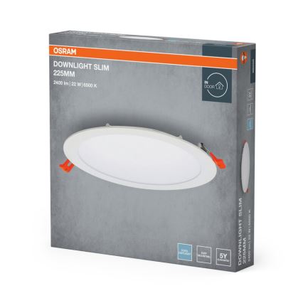 Osram - Lampada LED da incasso SLIM 22W/230V 6500K