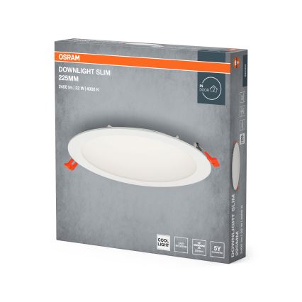 Osram - Lampada LED da incasso SLIM LED/22W/230V 4000K
