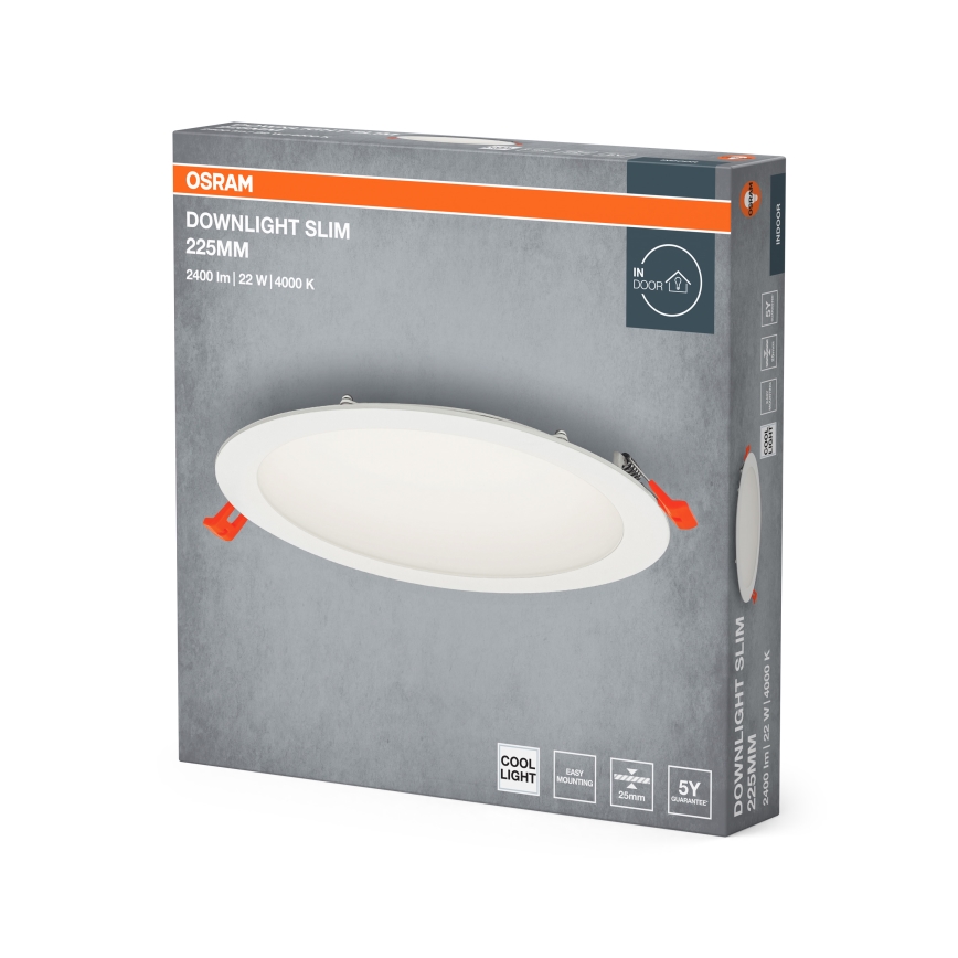 Osram - Lampada LED da incasso SLIM LED/22W/230V 4000K