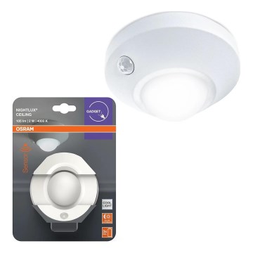 Osram - Lampada LED orientativa con sensore NIGHTLUX LED/2W/3xAA bianca