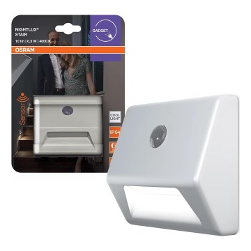 Osram - Lampada LED per scale con sensore NIGHTLUX LED/0,25W/3xAAA IP54 bianca