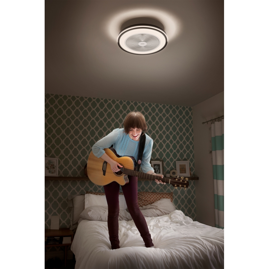 Osram - Plafoniera LED dimmerabile con ventilatore MURLAN LED/26W/230V 3000-6500K + telecomando