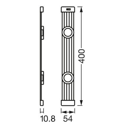 Osram - Lampada LED dimmerabile sottopensile con sensore di movimento LINEAR MAGNET LED/7W/230V 4000K 40 cm bianca