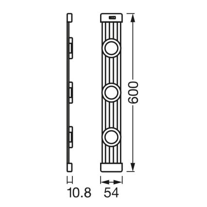 Osram - Lampada sottopensile LED dimmerabile con sensore di movimento LINEAR MAGNET LED/9,5W/230V 4000K 60 cm bianco
