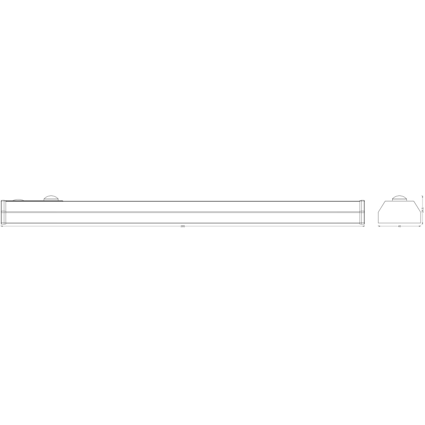 Osram - Lampada LED sottopensile con sensore MOBILE LED/1W/3,7V 500 mAh 20 cm
