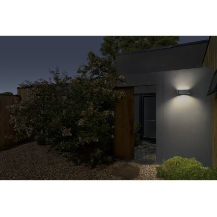 Osram - Lampada solare da parete LED dimmerabile ENDURA STYLE LED/7,6W/4,2V 2000 mAh IP65 antracite