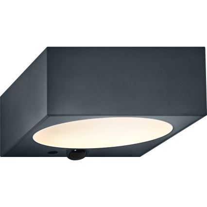 Osram - Lampada da parete solare LED dimmerabile con sensore ENDURA STYLE LED/10,7W/4,2V 2000 mAh IP65 antracite