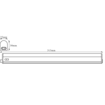 Osram - Lampada sottopensile a LED BATTEN 4W/230V 30 cm