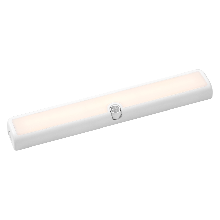 Osram - Lampada LED sottopensile dimmerabile con sensore di movimento e sensore crepuscolare LINEAR LED/3,8W/5V/3xAA 3000K 30 cm bianco