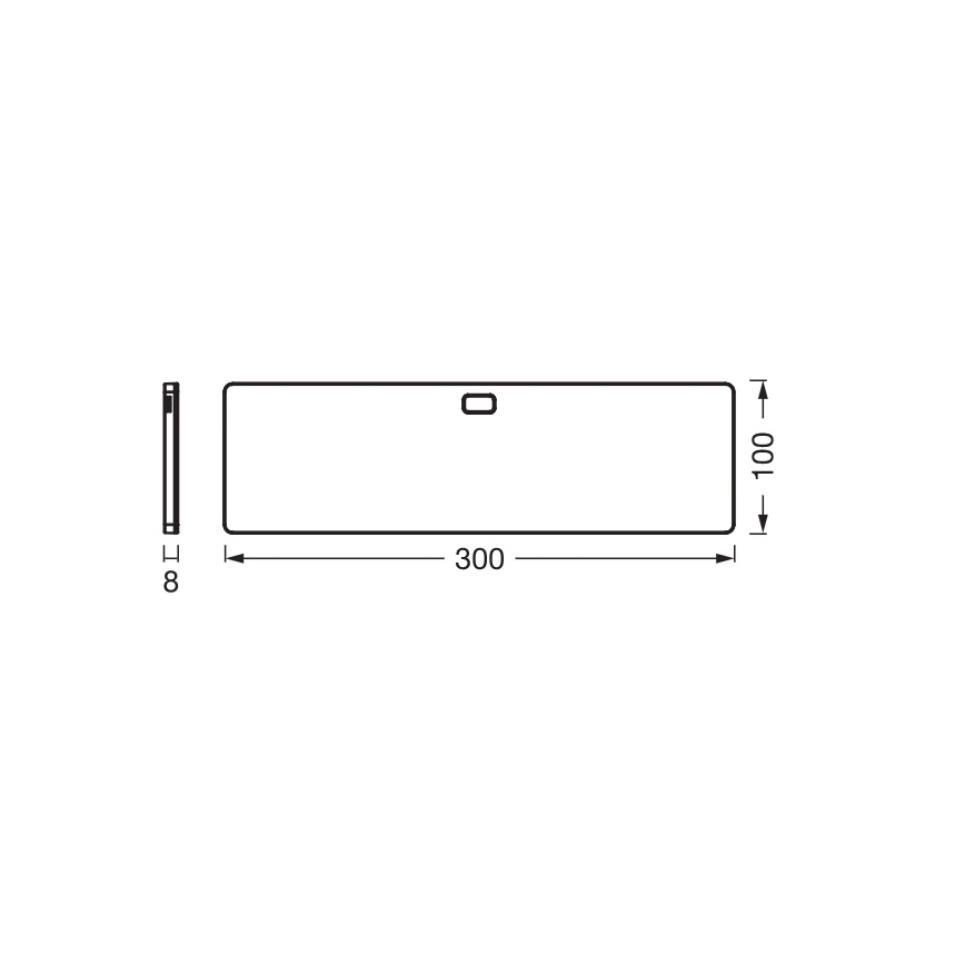Osram - Lampada LED sottopensile dimmerabile con sensore di movimento UNDERCABINET LED/5W/230V 3000/4000/6500K 10x30 cm bianco