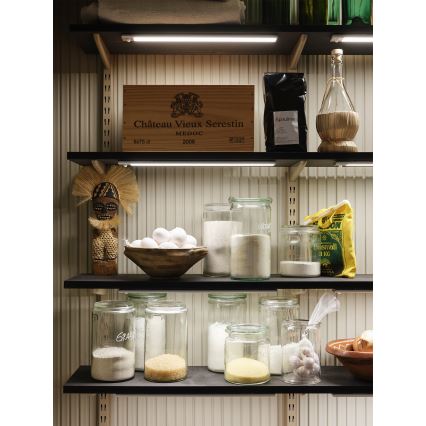 Osram - Lampada sottopensile LED LINEAR con sensore di movimento e sensore crepuscolare, 4W, 3,7V, 1500 mAh, 3000/4000/6500K, 60 cm, grigio