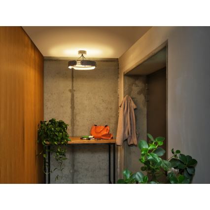 Osram - Lampadario a plafone LED DECOR CURVE LED/33W/230V Ø 43 cm grigio